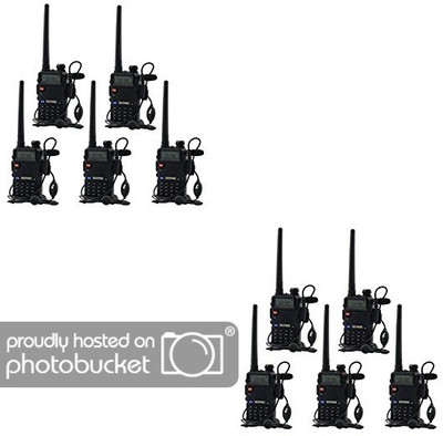 visionrabbit Baofeng UV 5R Walkie Talkie - Wide Frequency Range, FM Radio, LED Torch, 5 to 10km Range, Long Standby, 1800mAh Battery (10PC) Walkie Talkie(Black)
visionrabbit Baofeng UV 5R Walkie Talkie - Wide Frequency Range, FM Radio, LED Torch, 5 to 10km Range, Long Standby, 1800mAh Battery (10PC) Walkie Talkie(Black)