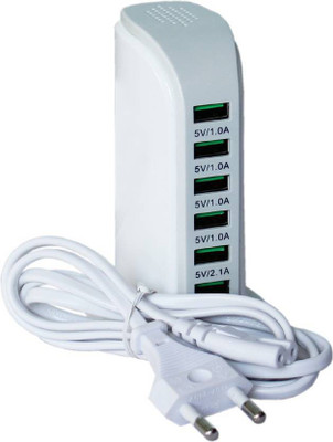 FineArts Premium Quality 6 Usb Port Charging Dock 8A/40W 110-220V Overload Protection, High Temperature Protection, Smart IC Tech Charging Station, Desktop Charger Wall, Quick Charger, High power, store and fast charge 6 devices Dock(Black)
FineArts Premium Quality 6 Usb Port Charging Dock 8A/40W 110-220V Overload Protection, High Temperature Protection, Smart IC Tech Charging Station, Desktop Charger Wall, Quick Charger, High power, store and fast charge 6 devices Dock(Black)
