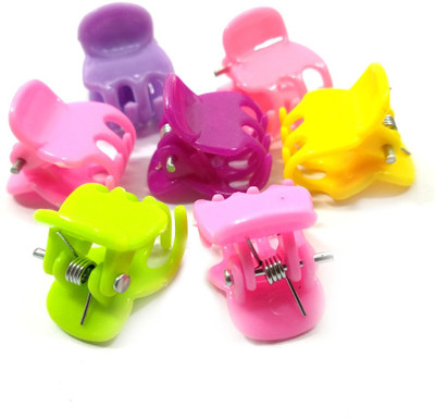 GaDinStylo 7 Pairs Small Plastic Multi Color & Fancy Trendy Hair Clutchers/ Hair Claws For Girls / Women Hair Claw(Multicolor)
GaDinStylo 7 Pairs Small Plastic Multi Color & Fancy Trendy Hair Clutchers/ Hair Claws For Girls / Women Hair Claw(Multicolor)