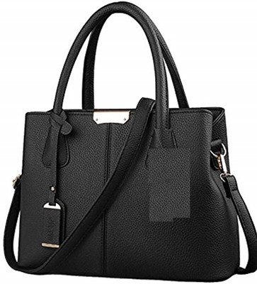 Taps Fashion Hand-held Bag(Black)