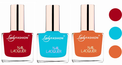 Lady Fashion Glossy & Long Stay Nail Polish combo Dark Red,Sky Blue,Nude(Pack of 3)
Lady Fashion Glossy & Long Stay Nail Polish combo Dark Red,Sky Blue,Nude(Pack of 3)