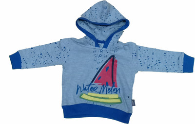 Noq Noq Full Sleeve Printed, Graphic Print Baby Boys & Baby Girls Jacket, Blue