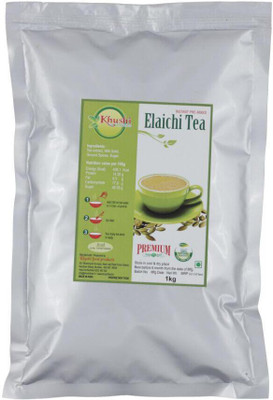 Khushi Food Products Elaichi Tea Premium Cardamom Tea(1000 g, Pouch)