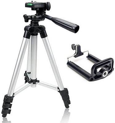 Blue Birds NEW ARRIVEL 3110 ALUMINIUM BODY LIGHTWEIGHTED FLEXIBLE CAMERA,MOBILE,DSLR STAND Portable Adjustable Camera Stand With Three-Dimensional Head & Quick Release Plate For Video Cameras and mobile Tripod(Silver & Black, Supports Up to 1500)
Blue Birds NEW ARRIVEL 3110 ALUMINIUM BODY LIGHTWEIGHTED FLEXIBLE CAMERA,MOBILE,DSLR STAND Portable Adjustable Camera Stand With Three-Dimensional Head & Quick Release Plate For Video Cameras and mobile Tripod(Silver & Black, Supports Up to 1500)