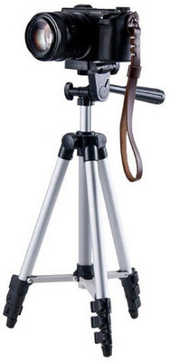 m s megaslim Tripod-3110 Portable Adjustable Aluminium High Quality Lightweight Camera Stand With Three-Dimensional Head & Quick Release Plate For Video Cameras, Tripod With Mobile Clip Holder, Fully Flexible Mount Cum Tripod Tripod(Silver, Black, Support
m s megaslim Tripod-3110 Portable Adjustable Aluminium High Quality Lightweight Camera Stand With Three-Dimensional Head & Quick Release Plate For Video Cameras, Tripod With Mobile Clip Holder, Fully Flexible Mount Cum Tripod Tripod(Silver, Black, Support