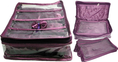 phoenixfaso Combo 4rods Bangle box, Churi box Bracelet Watch Jewelery vanity Box, Necklace 5 Slot Pouches Bag , Cosmetic toiletary Organizer makeup kit jewellery box(purple) vanity box Vanity Box(Multicolor)
phoenixfaso Combo 4rods Bangle box, Churi box Bracelet Watch Jewelery vanity Box, Necklace 5 Slot Pouches Bag , Cosmetic toiletary Organizer makeup kit jewellery box(purple) vanity box Vanity Box(Multicolor)
