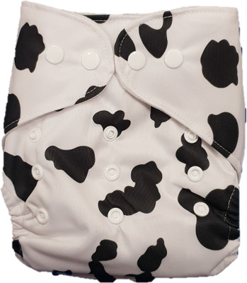 Triple B Baby Cloth Diaper - Cow Print - L