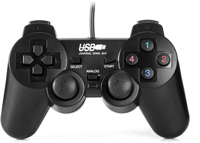 World2view High Quality USB 2.0 Wired Double Shocks Game Controller for Laptop and PC USB Gamepad(Black, For PC)
World2view High Quality USB 2.0 Wired Double Shocks Game Controller for Laptop and PC USB Gamepad(Black, For PC)