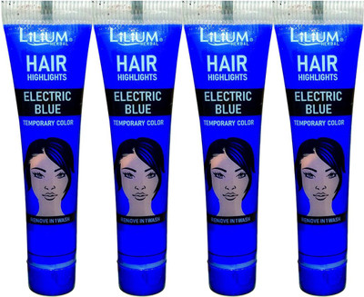 Lilium Herbal Hair Highlights Electric Blue Temporary Color Pack of 4 Hair Color(Electric Blue)
Lilium Herbal Hair Highlights Electric Blue Temporary Color Pack of 4 Hair Color(Electric Blue)