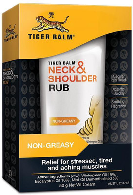 Tiger Balm Neck and shoulder rub 50g Cream(50 g)
