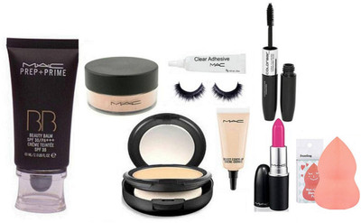 dazzling Sponge Puff & Prep-Prime Tube Foundation, Powder Compact Mac, Matte Finish Lipstick, Loose Powder, select Cover up,Eyelashes glue,Eyelashes & ColorBar 2 in 1 Eyeliner+Mascara (Set of 9)(Set of 9)
dazzling Sponge Puff & Prep-Prime Tube Foundation, Powder Compact Mac, Matte Finish Lipstick, Loose Powder, select Cover up,Eyelashes glue,Eyelashes & ColorBar 2 in 1 Eyeliner+Mascara (Set of 9)(Set of 9)