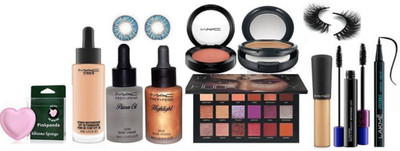 Pinkpanda Silicon Puff With Waterweight Foundation And Pink Shade Blusher,Eyelashes,Haute And nauty Double Effect Mascara,Pen Eyeliner,Prep+Prime Highlight And Primer oil,Studio Fix Compact,Mineralize concealer,Contact lense,Huda Desert Dusk Eye Shadow Pa
Pinkpanda Silicon Puff With Waterweight Foundation And Pink Shade Blusher,Eyelashes,Haute And nauty Double Effect Mascara,Pen Eyeliner,Prep+Prime Highlight And Primer oil,Studio Fix Compact,Mineralize concealer,Contact lense,Huda Desert Dusk Eye Shadow Pa