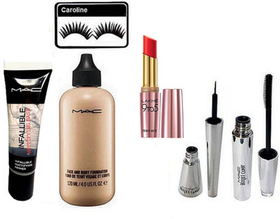 caroline Eyelashes&Mac Face&Body Foundation&Infalliable Primer&Mac Brooke Candy Eyeliner&Mascara&Primer Matte Lipstick(Set of 6)
caroline Eyelashes&Mac Face&Body Foundation&Infalliable Primer&Mac Brooke Candy Eyeliner&Mascara&Primer Matte Lipstick(Set of 6)