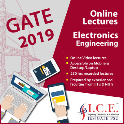 ICE GATE ICE GATE Electronic Communication and Engineering (Online Lectures) Course For GATE Exams - 2019(Online Lectures)
ICE GATE ICE GATE Electronic Communication and Engineering (Online Lectures) Course For GATE Exams - 2019(Online Lectures)