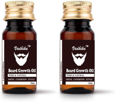 Vadhika 100% Natural & Oragnic Beard Oil for Nourishment, Shine & Healthy Beard Growth Oil (70 ml) Hair Oil(70 ml)
Vadhika 100% Natural & Oragnic Beard Oil for Nourishment, Shine & Healthy Beard Growth Oil (70 ml) Hair Oil(70 ml)