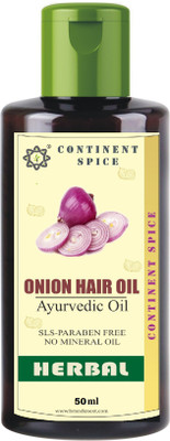 Continent Spice Onion Hair Oil 50 ML with Essential Oils, Onion Hair Oil For Hair Growth Hair Oil(50 ml)
Continent Spice Onion Hair Oil 50 ML with Essential Oils, Onion Hair Oil For Hair Growth Hair Oil(50 ml)