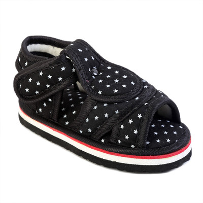 Chiu Boys & Girls Velcro Flats(Black
