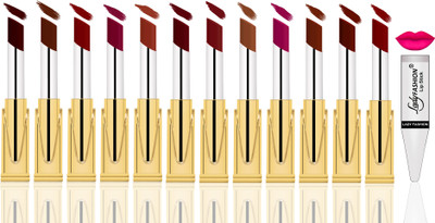 Lady Fashion Luxury Matte Lipsticks(Wintage Nude, Mild Rust, Ripe Plum, Maroon, Wine, Sandstone Beige, Royal Stain, Mauve, Sorbet Fantasy, Trendy Berry, Coral)
Lady Fashion Luxury Matte Lipsticks(Wintage Nude, Mild Rust, Ripe Plum, Maroon, Wine, Sandstone Beige, Royal Stain, Mauve, Sorbet Fantasy, Trendy Berry, Coral)