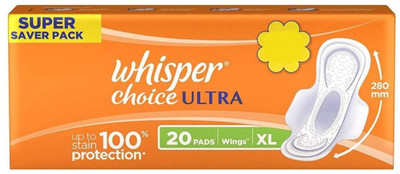 Whisper Choice Ultra 20 Pad Sanitary Pad
