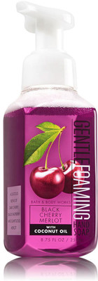 Bath & Body Works Gentle Foaming Hand Soap, Black Cherry Merlot with Coconut Oil - 259ml (8.75oz)(259 ml, Bottle)
Bath & Body Works Gentle Foaming Hand Soap, Black Cherry Merlot with Coconut Oil - 259ml (8.75oz)(259 ml, Bottle)