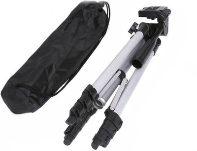 lifemusic Tripod with Mobile Holder Mount Aluminum Lightweight Camera Stand Mobile Stand With Three-Dimensional Head Tripod(Silver & Black, Supports Up to 1500)
lifemusic Tripod with Mobile Holder Mount Aluminum Lightweight Camera Stand Mobile Stand With Three-Dimensional Head Tripod(Silver & Black, Supports Up to 1500)