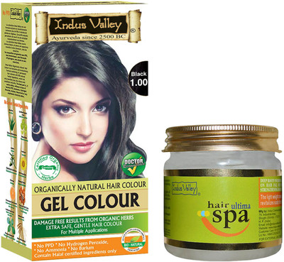 Indus Valley Organically Natural Gel Black Gentle Hair Color with Deep Nourishing Hair Ultima Spa Combo Kit(Set of 2)
Indus Valley Organically Natural Gel Black Gentle Hair Color with Deep Nourishing Hair Ultima Spa Combo Kit(Set of 2)