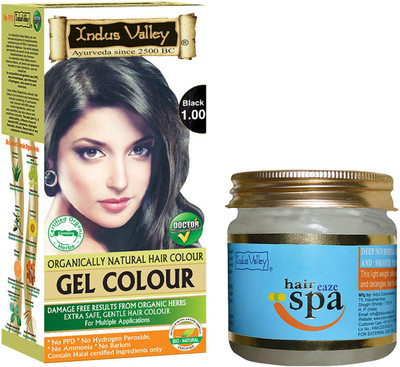 Indus Valley Organically Natural Gel Black Herbal Hair Color with Deep Nourishing Hair Eaze Spa Combo Kit(Set of 2)
Indus Valley Organically Natural Gel Black Herbal Hair Color with Deep Nourishing Hair Eaze Spa Combo Kit(Set of 2)