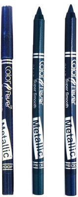 Color Fever Long lasting waterproof liquid eyeliner 22 12 g(Navy Blue, Green, Party Blue)
Color Fever Long lasting waterproof liquid eyeliner 22 12 g(Navy Blue, Green, Party Blue)