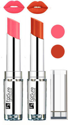 Forsure Full Day Lasting Velevt Matte Lipstick (Set of 2)(Peach, Brick Nude)
Forsure Full Day Lasting Velevt Matte Lipstick (Set of 2)(Peach, Brick Nude)