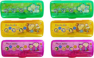 Bueno Pencil Box Combo Of Pencil Box Case For School Going Kids, Stationery Kit With Plastic Pencil Box For Boys And Girls, Birthday Party Return Gift For Kids, Pack Of 1 Art Plastic Pencil Boxes(Set of 6, Multicolor)
Bueno Pencil Box Combo Of Pencil Box Case For School Going Kids, Stationery Kit With Plastic Pencil Box For Boys And Girls, Birthday Party Return Gift For Kids, Pack Of 1 Art Plastic Pencil Boxes(Set of 6, Multicolor)