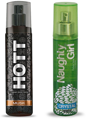 HOTT Mens MUSK & CRYSTAL- (Set of 2 Perfume for Couple) (135ml each) Perfume - 135 ml(For Men & Women)
HOTT Mens MUSK & CRYSTAL- (Set of 2 Perfume for Couple) (135ml each) Perfume - 135 ml(For Men & Women)
