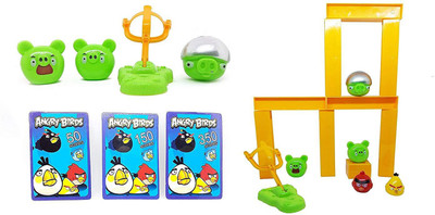 Bestie Toys Angry Bird Toy Knock on Wood Build with Cute Characters(20 Pieces)