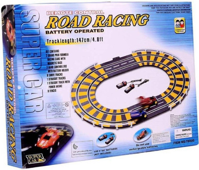 tysm creation High Perfomance Electronic Road Racing Track Set with Independent Control For Each Car (Multicolor)(Multicolor)
tysm creation High Perfomance Electronic Road Racing Track Set with Independent Control For Each Car (Multicolor)(Multicolor)