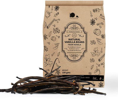 looms & weaves - Natural Vanilla Beans from Kerala - 100 gm - Gourmet quality(100)
looms & weaves - Natural Vanilla Beans from Kerala - 100 gm - Gourmet quality(100)