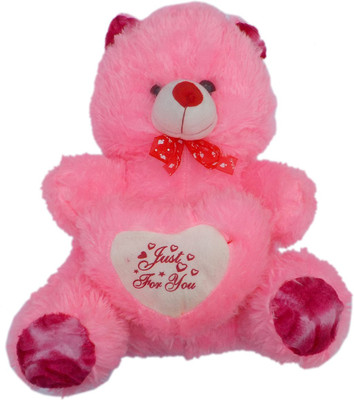 AndyGifts SOFT FUR TEDDY BEAR ,PINK COLOR - 45 cm(Pink)