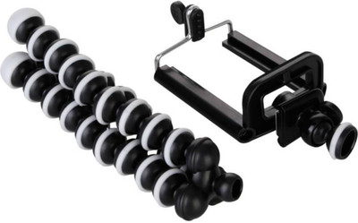 Mobone Octopus 10 Inches Large Lightweight Flexible Gorilla Tripod with Mobile Attachment Tripod(Black, Supports Up to 1200 g)
Mobone Octopus 10 Inches Large Lightweight Flexible Gorilla Tripod with Mobile Attachment Tripod(Black, Supports Up to 1200 g)