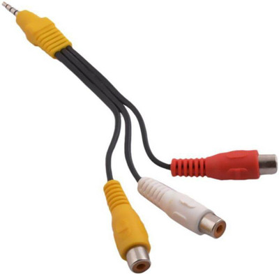 Ayushi Fashion World TV-out Cable TV-out Cable 3.5mm Stereo Male Jack To 3 RCA Female Composite AV Cable Adapter (Black, For TV, .08)(Red::White, For TV)
Ayushi Fashion World TV-out Cable TV-out Cable 3.5mm Stereo Male Jack To 3 RCA Female Composite AV Cable Adapter (Black, For TV, .08)(Red::White, For TV)