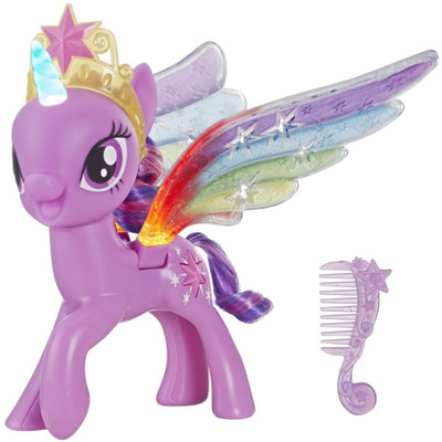 My Little Pony Rainbow Wings Twilight Sparkle - Figure with Lights and Moving Wings(Multicolor) 
My Little Pony Rainbow Wings Twilight Sparkle - Figure with Lights and Moving Wings(Multicolor)