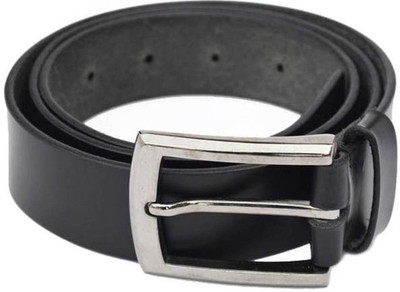 Naazo Women Black Genuine Leather Belt, Black 20