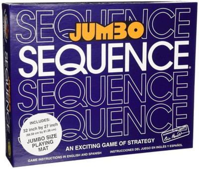 Authfort Jumbo Sequence Box Edition Board Game Board Game