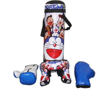 SPORTSHOLIC Doremon Toy Boxing kit With 2 Gloves and 1 Head guard For Kids 3 To 6 Years Boxing Kit