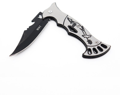 AlexVyan W41 Pocket Camping Folding Knife Black Blade Stainless Steel Liner Lock Knives Pocket Knife(Black, Silver)
AlexVyan W41 Pocket Camping Folding Knife Black Blade Stainless Steel Liner Lock Knives Pocket Knife(Black, Silver)