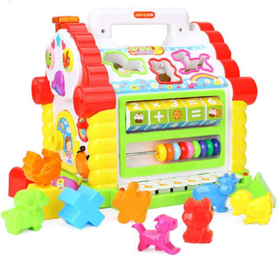 JAYNIL ENTERPRISE Jaynil® Educational Activity Center Toy Learning Shape Sorter House Play Toy with Tons of Functions(Multicolor)
JAYNIL ENTERPRISE Jaynil® Educational Activity Center Toy Learning Shape Sorter House Play Toy with Tons of Functions(Multicolor)