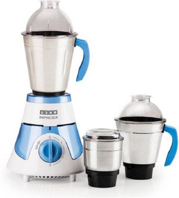 Usha Imprezza Mixer Grinder (3563) with 3 Jars 600-Watt (White 600 Mixer Grinder(White, 3 Jars)
Usha Imprezza Mixer Grinder (3563) with 3 Jars 600-Watt (White 600 Mixer Grinder(White, 3 Jars)