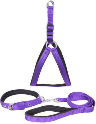 Wonder Wish Leash and Harness Embellished Dog Collar Charm Length 19 inch Minimum & Maximum Size 11" inch to 14" inch and Leash Length 48" inch with Snap. Embellished Dog Collar Charm(Purple, Solid)
Wonder Wish Leash and Harness Embellished Dog Collar Charm Length 19 inch Minimum & Maximum Size 11" inch to 14" inch and Leash Length 48" inch with Snap. Embellished Dog Collar Charm(Purple, Solid)