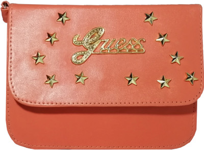 Moonstar Girls Evening/Party, Formal Orange Rexine Sling Bag
