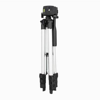 lifemusic Tripod 3110A 3-Way Head, Built in Level, Aluminium Legs, Quick Lever Lock Mini Tripod for Phone and Camera | Foldable Tripod Stand for Mobile Camera, DSLR, Smartphone & Action Camera Tripod, Monopod, Tripod Kit(Silver, Supports Up to 1500 g)
lifemusic Tripod 3110A 3-Way Head, Built in Level, Aluminium Legs, Quick Lever Lock Mini Tripod for Phone and Camera | Foldable Tripod Stand for Mobile Camera, DSLR, Smartphone & Action Camera Tripod, Monopod, Tripod Kit(Silver, Supports Up to 1500 g)