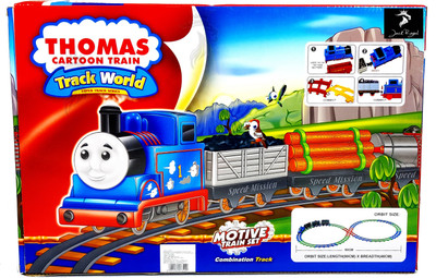 Jack Royal Simulating Small Thomas Cartoon Express Kids Electric Toy Train 19 Piece Set Battery Operated (Battery not Included with The Product)(Blue)
Jack Royal Simulating Small Thomas Cartoon Express Kids Electric Toy Train 19 Piece Set Battery Operated (Battery not Included with The Product)(Blue)