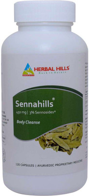 Herbal Hills Sennahills Senna Leaves Capsule - 120 Capsules(450 mg)