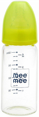 MeeMee Premium Feeding Bottle - 120 ml(Green)